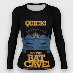 Рашгард женский To The Bat Cave!, цвет: 3D-принт