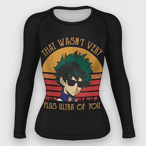 Женский рашгард Моя геройская академия / 3D-принт – фото 1