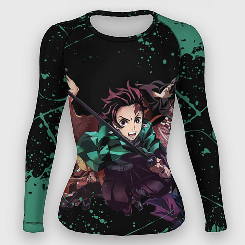 Женский рашгард KIMETSU NO YAIBA / 3D-принт – фото 1