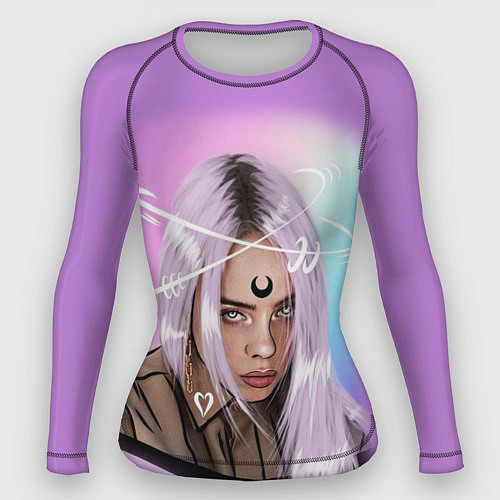 Женский рашгард BILLIE EILISH / 3D-принт – фото 1