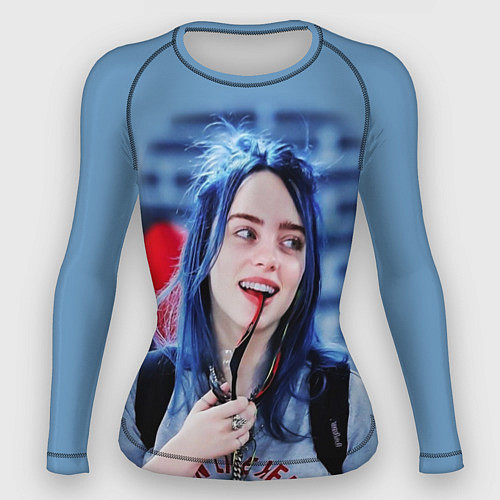 Женский рашгард BILLIE EILISH / 3D-принт – фото 1