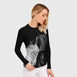 Рашгард женский Fencing is the art, цвет: 3D-принт — фото 2