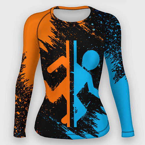Женский рашгард PORTAL / 3D-принт – фото 1
