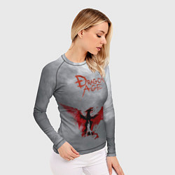 Рашгард женский Dragon Age, цвет: 3D-принт — фото 2