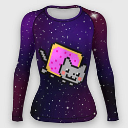 Рашгард женский Nyan Cat, цвет: 3D-принт