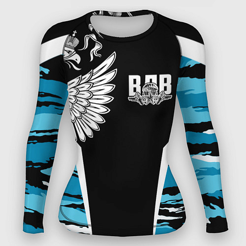 Женский рашгард Камуфляж ВДВ / 3D-принт – фото 1