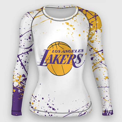 Женский рашгард LA LAKERS / 3D-принт – фото 1