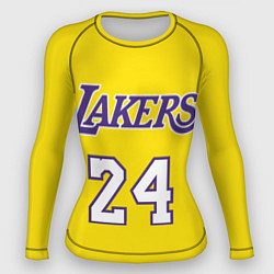 Рашгард женский Kobe Bryant 24, цвет: 3D-принт