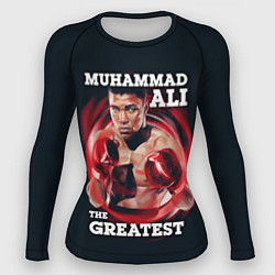 Рашгард женский Muhammad Ali, цвет: 3D-принт