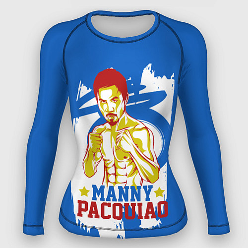 Женский рашгард Manny Pacquiao / 3D-принт – фото 1