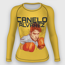 Рашгард женский Canelo Alvarez, цвет: 3D-принт