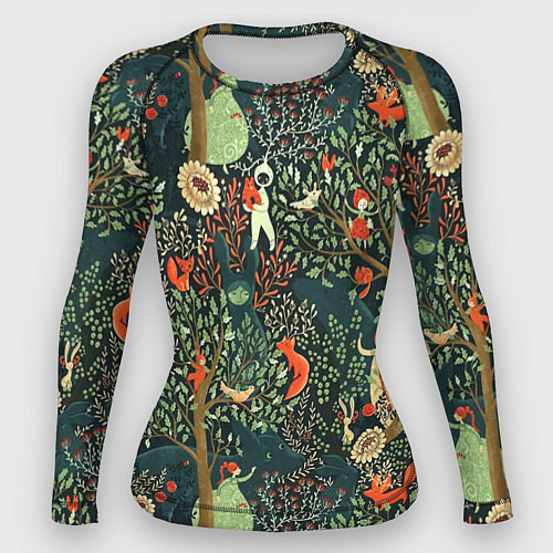 Женский рашгард Abstraction Pattern / 3D-принт – фото 1