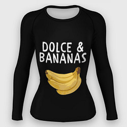 Рашгард женский Dolce and Bananas, цвет: 3D-принт