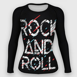 Рашгард женский Rock And Roll, цвет: 3D-принт
