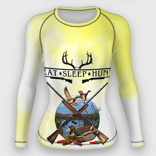 Женский рашгард Охота / 3D-принт – фото 1