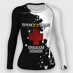 Рашгард женский Brazzers orgasm donor, цвет: 3D-принт