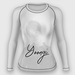 Рашгард женский BTS Min Yoongi, цвет: 3D-принт