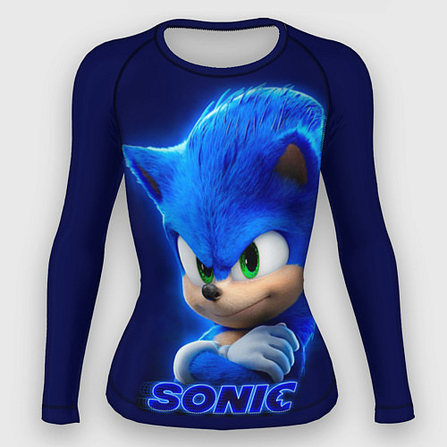 Женский рашгард SONIC / 3D-принт – фото 1