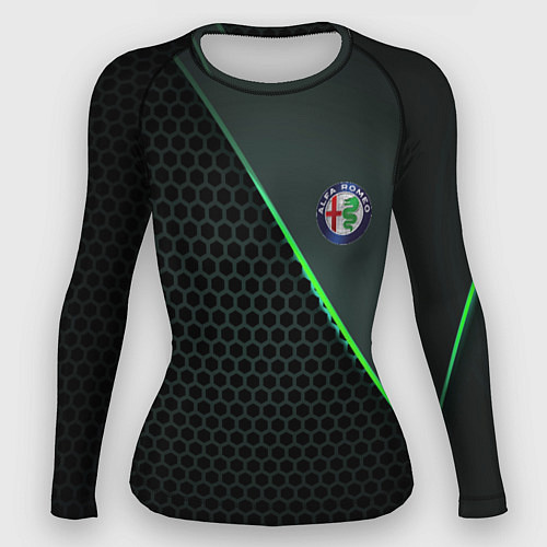 Женский рашгард Alfa Romeo / 3D-принт – фото 1