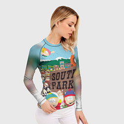 Рашгард женский Южный Парк, цвет: 3D-принт — фото 2