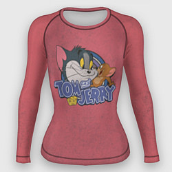 Рашгард женский Tom and Jerry - friends, цвет: 3D-принт