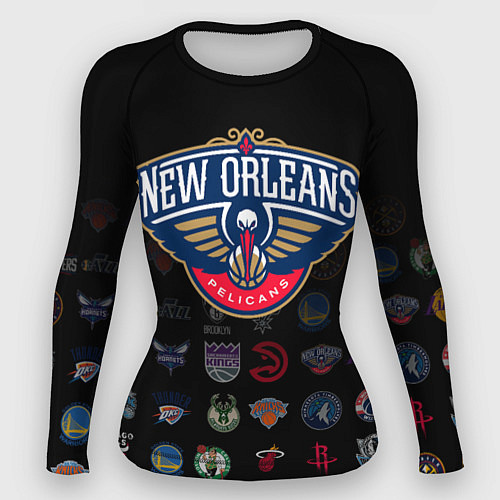 Женский рашгард New Orleans Pelicans 1 / 3D-принт – фото 1