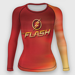 Рашгард женский The Flash Logo Pattern, цвет: 3D-принт