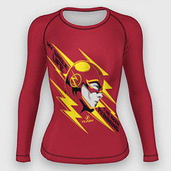 Рашгард женский The Flash, цвет: 3D-принт