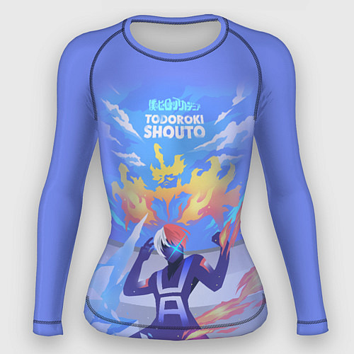 Женский рашгард MY HERO ACADEMIA машет руками / 3D-принт – фото 1