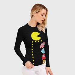 Рашгард женский Pac-man, цвет: 3D-принт — фото 2