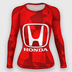 Рашгард женский HONDA, цвет: 3D-принт