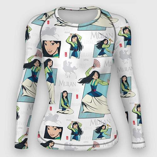 Женский рашгард Mulan Pattern / 3D-принт – фото 1