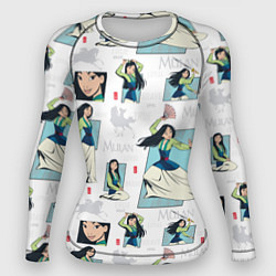 Рашгард женский Mulan Pattern, цвет: 3D-принт