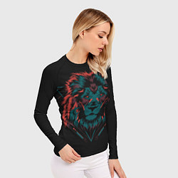 Рашгард женский Лев на закате, цвет: 3D-принт — фото 2