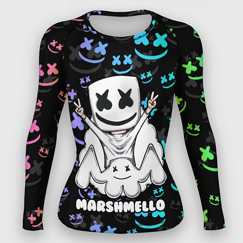 Женский рашгард MARSHMELLO / 3D-принт – фото 1