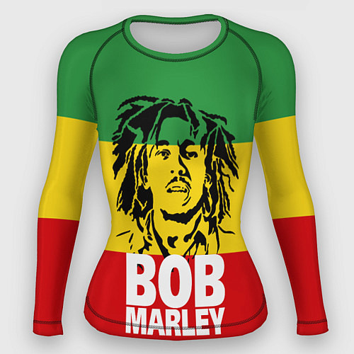 Женский рашгард Bob Marley / 3D-принт – фото 1