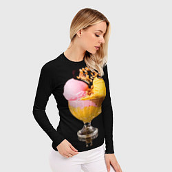 Рашгард женский Мороженое, цвет: 3D-принт — фото 2