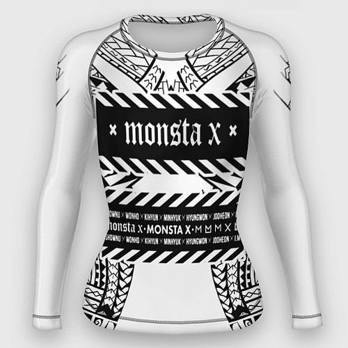 Женский рашгард Monsta X / 3D-принт – фото 1