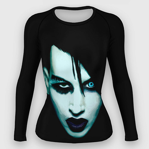 Женский рашгард Marilyn Manson / 3D-принт – фото 1
