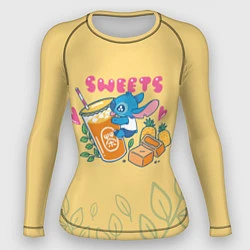 Рашгард женский Stitch sweets, цвет: 3D-принт