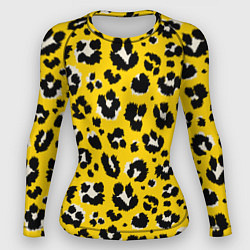 Рашгард женский Леопард, цвет: 3D-принт
