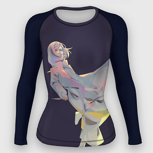 Женский рашгард Маньяк акудама / 3D-принт – фото 1