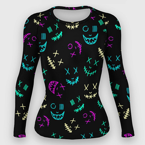 Женский рашгард Marshmello Маски / 3D-принт – фото 1