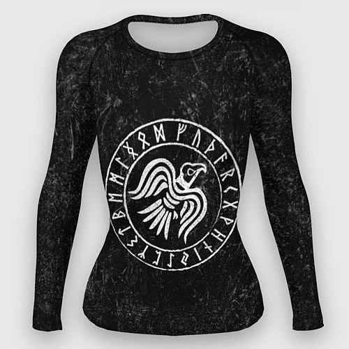 Женский рашгард Ворон Одина / 3D-принт – фото 1