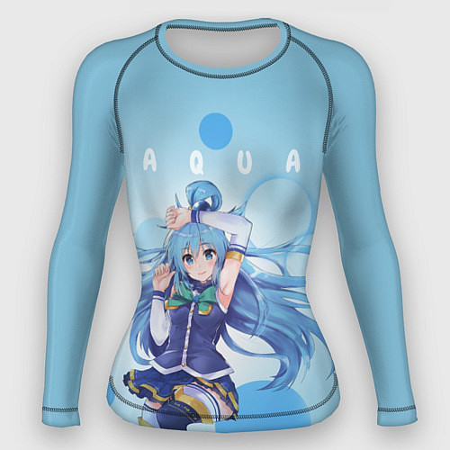 Женский рашгард Aqua / 3D-принт – фото 1
