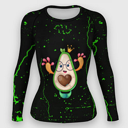 Рашгард женский Авокадо, цвет: 3D-принт