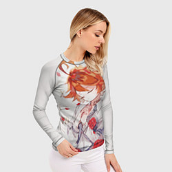 Рашгард женский Обещанный неверленд Emma, цвет: 3D-принт — фото 2