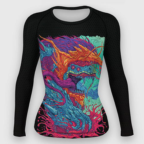 Женский рашгард Hyper beast art / 3D-принт – фото 1