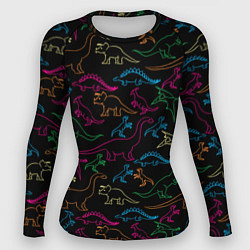 Женский рашгард Динозавры