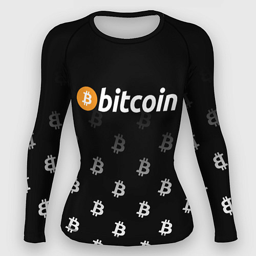 Женский рашгард БИТКОИН BITCOIN Z / 3D-принт – фото 1